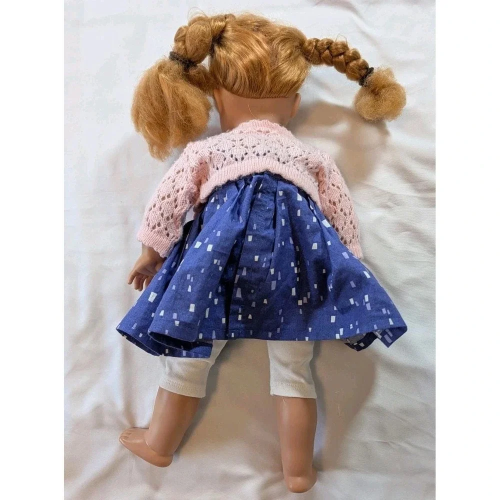 Gotz Puppo Vintage Doll‎ Red Braid Hair Sleepy Eyes 19